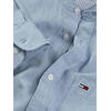 Ανδρικό Πουκάμισο Tommy Jeans Linen Mix Band Collar Colorado Blue DM0DM20876-DY6