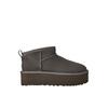 Γυναικεία Μποτάκια Ugg Classic Ultra Mini Platform Charcoal 1135092-CHRC