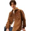 Ανδρικό Πουκάμισο Tommy Jeans TJM Rlx Washed Cord Shirt Ext Pecan Nut DM0DM22016-GVP