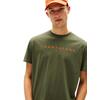 Ανδρικό T-Shirt Tommy Jeans Reg Linear Logo Tee Ext Pewter Green Multi DM0DM20744-0H8