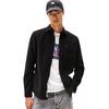 Ανδρικό Πουκάμισο Tommy Jeans Tjm Reg Baby Cord Shirt Ext Black DM0DM22021-BDS