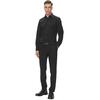 Ανδρικό Πουκάμισο Calvin Klein Reg Esntl Poplin Nos Str Sld Black LV019EU001-XNT