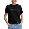 Γυναικείο T-Shirt Calvin Klein A- Inst Logo Classic Tee Ss Black LV047C912G-UB1