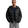 Ανδρικό Μπουφάν Tommy Jeans TJM Hooded Logo Puffer Ext Black DM0DM22044-BDS