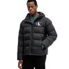 Ανδρικό Μπουφάν Calvin Klein Ls Nylon Monogram Puffer Jkt Black LV04RD528G-UB1