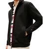 Ανδρική Ζακέτα Tommy Hilfiger Global Stripe Zip Through Black MW0MW40481-BDS
