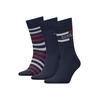 Ανδρικές Κάλτσες Tommy Hilfiger Sock 3p GiftboxTommy Stripe Navy 701235376-001