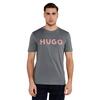 Ανδρικό T-shirt Hugo Dulivio Open Grey 50467556-086