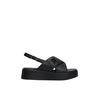 Γυναικεία Σανδάλια Tommy Hilfiger TH Logo Hw Padded Leather Sandal Black FW0FW08808-BDS