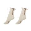 Γυναικείες Κάλτσες Ugg Karsyn Lettuce Edge Quarter II Vanille / Chestnut 1175251-VHS