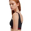 Γυναικείο Bralette Hugo Sporty Logo 10241852 01 Black 50469631-001