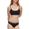 Γυναικείο Εσώρουχο Hugo Triplet Thong Stripe 10240727 01 Black 50469681-001