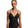 Γυναικείο Bodysuit Hugo Leo Lace Black 50549908-001