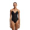 Γυναικείο Bodysuit Hugo Leo Lace Black 50549908-001