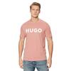 Ανδρικό T-shirt Hugo Dulivio Open Pink 50467556-695