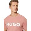Ανδρικό T-shirt Hugo Dulivio Open Pink 50467556-695