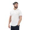 Ανδρικό Polo Tommy Jeans Slim Flag Cuff Polo Ext Ecru DM0DM21306-YBL