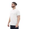Ανδρικό Polo Tommy Jeans Slim Flag Cuff Polo Ext Ecru DM0DM21306-YBL