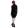 Γυναικείο Φόρεμα Calvin Klein Badge Roll Neck Sweater Dress Ck Black J20J221690-BEH