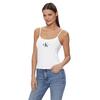 Γυναικείο T-shirt Calvin Klein Monologo Strappy Tank Top Bright White J20J223105-YAF