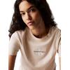 Γυναικείο T-shirt Calvin Klein Monologo Baby Brazilian Sand J20J223113-AEA