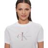 Γυναικείo T-shirt Calvin Klein Diffused Monologo Regular Tee Bright White J20J223264-YAF