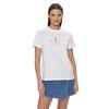 Γυναικείo T-shirt Calvin Klein Diffused Monologo Regular Tee Bright White J20J223264-YAF