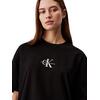 Γυναικείο T-Shirt Calvin Klein Monologo Boyfriend Tee Ck Black J20J223561-BEH