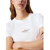 Γυναικείο T-shirt Calvin Klein Monologo Slim Bright White J20J223563-YAF