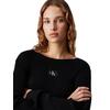 Γυναικείο Πουλόβερ Calvin Klein Woven Label Tight Ck Black J20J223611-BEH