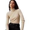 Γυναικείο Zιβάγκο Calvin Klein Woven Label Roll Neck Sweater Pelican J20J224225-PD7
