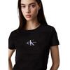 Γυναικείο T-shirt Calvin Klein Gradient Monologo Slim Black J20J225252-BEH