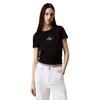 Γυναικείο T-shirt Calvin Klein Gradient Monologo Slim Black J20J225252-BEH