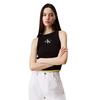 Γυναικείο Top Calvin Klein Monologo Rib Tank Top Black J20J225301-BEH