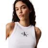 Γυναικείο Top Calvin Klein Monologo Rib Tank Brilliant White J20J225301-YAA