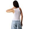 Γυναικείο Top Calvin Klein Woven Label Rib Brilliant White J20J225302-YAA