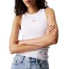 Γυναικείο Top Calvin Klein Woven Label Rib Brilliant White J20J225302-YAA