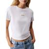 Γυναικείο T-Shirt Calvin Klein Placed Institutional Brilliant White J20J225524-YAA