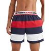 Ανδρικό Μαγιό Tommy Jeans Wb Sf Medium Drawstring Print Tommy Jeans Rugby Stripe UM0UM02522-0KV
