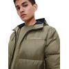 Ανδρικό Μπουφάν Calvin Klein Logo Tape Lw Padded Jacket Burnt Olive J30J320922-LB6
