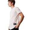 Ανδρικό T-Shirt Calvin Klein Badge Turn Up Sleeve Moonbeam J30J323482-PDH