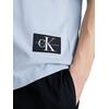 Ανδρικό T-shirt Calvin Klein Washed Monologo Badge Tee Dusk Blue J30J325207-CEZ