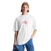 Ανδρικό T-shirt Calvin Klein Archival Monologo Tee Bright White J30J325427-YAF