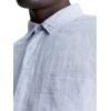 Ανδρικό Πουκάμισο Calvin Klein Cotton Linen Chest Pocket Light Blue K10K108664-C3N