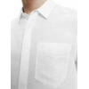 Ανδρικό Πουκάμισο Calvin Klein Cotton Linen Chest Pocket Bright White K10K108664-YAF