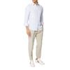Ανδρικό Πουκάμισο Calvin Klein Linen Stripe Slim Shirt Blue K10K109332-0G0