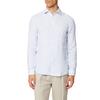 Ανδρικό Πουκάμισο Calvin Klein Linen Stripe Slim Shirt Blue K10K109332-0G0