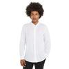 Ανδρικό Πουκάμισο Calvin Klein Linen Cotton Stand Up C Shirt Bright White K10K112706-YAF