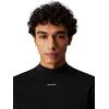 Αντρική Μπλούζα Calvin Klein Nano Logo Ls Mock Black K10K113792-BEH