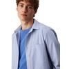 Ανδρικό Πουκάμισο Calvin Klein Poplin Stripe Ls White Dutch Blue Stripe K10K114445-0BA